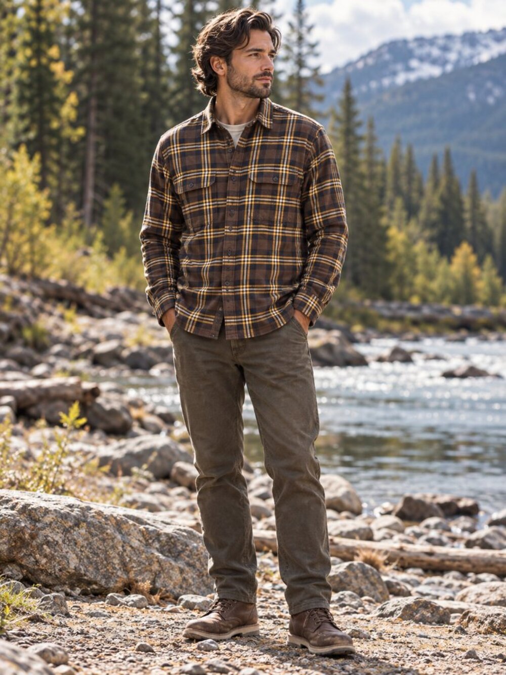 Filson Beartooth Jac Shirt Shacket Plaid- Men's L Multicolor